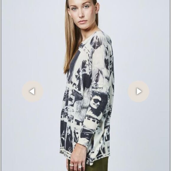 PRINTED ARTWORKS cashmere blend sweater Jackie O - Picture 9 of 9